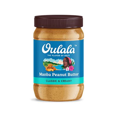 Front view of Oulala Haitian Peanut Butter, Classic & Creamy