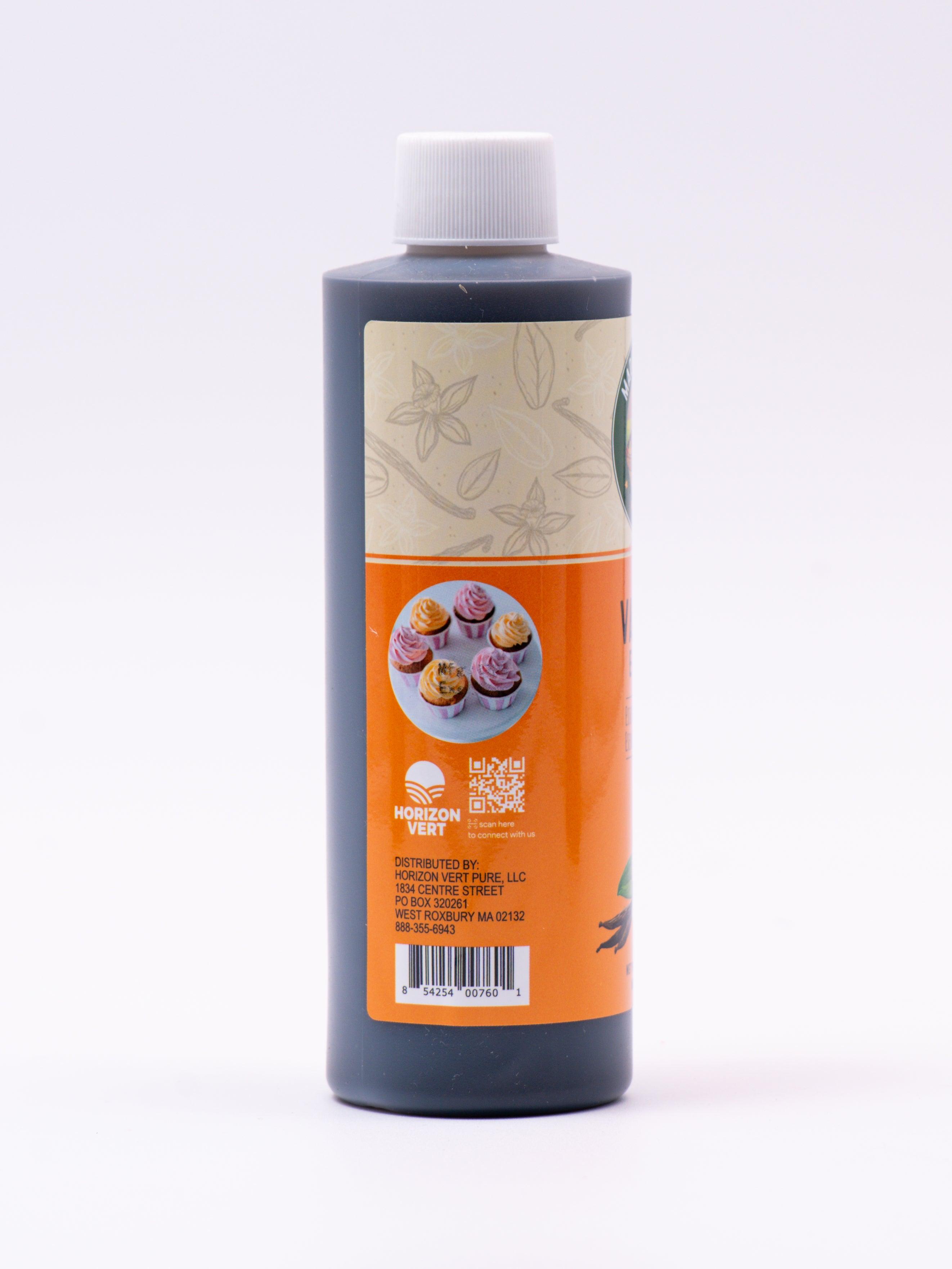 Back view of Madame Sarah Vanilla Extract bottle